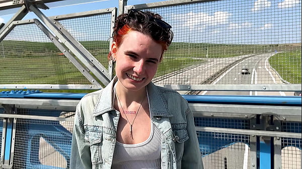 Public Roadside Romp Risky PublicSex on_Pedestrian Bridge