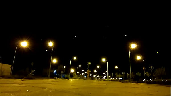 Naked along the street 