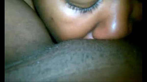 Black snatch gets licked close_up