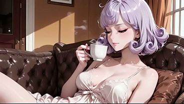 Nonton A Girl With Purple C Y Hair Was Subjected To Intense Exercises In A Warm Room thumbnail