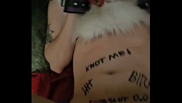 Getting rough sex and cum on tummy from my deer boyfriend 