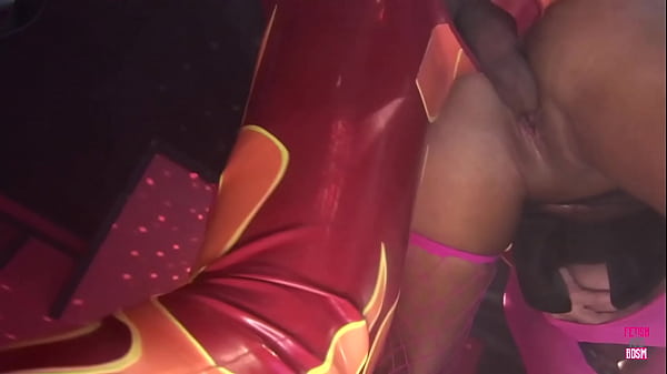 These three attractive women with large milk cans encountered a disguised man with a large phallus 