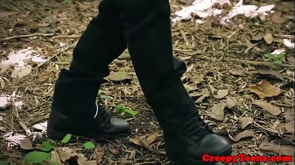 Roughly pounded babe doggystyled_outdoors