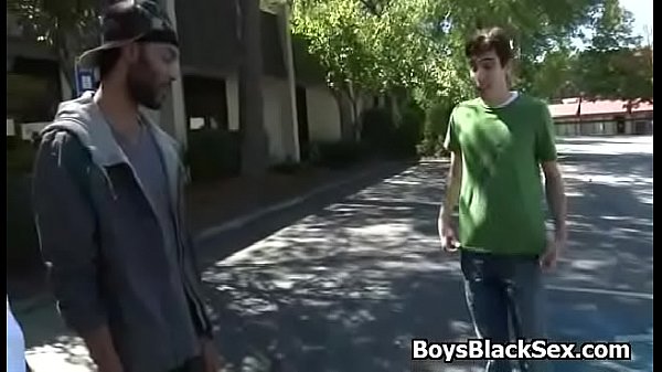 White Sexy Teen Gay Boy Enjoy Big Black Cock Deep In His Tight Ass 08 