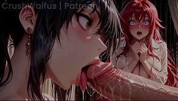 Rias And Akeno Want Your Cock Together Tonight | Dxd 3d Hentai Threesome thumbnail