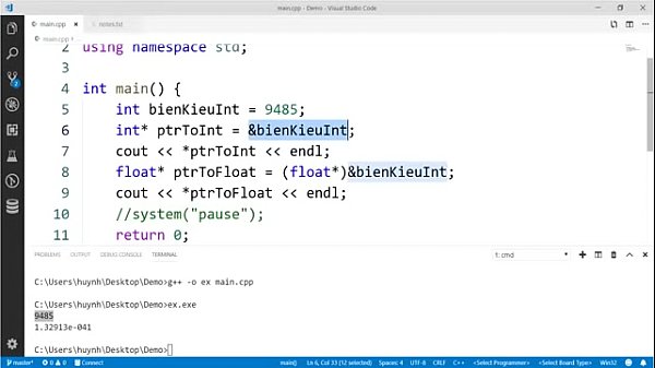 Con trỏ và bộ nhớ phần1