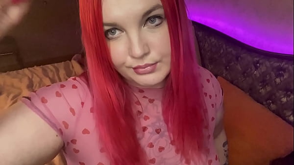 Nonton Redhead Babe Plays With Big Tits And With Pussy With Balls thumbnail