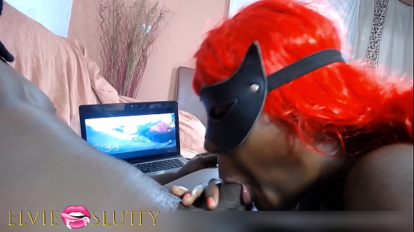 Ebony blowjob_addict Ms Fufu playfully sucking dick for 1h 20min long - Part 1