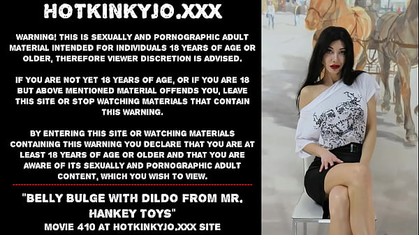 Belly bulge with_dildo from mr Hankey toys Hotkinkyjo