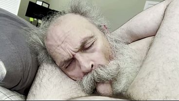 Old Man Big Moustache Cocksucker 