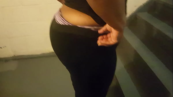 Big Butt Mature Lady Bounces On A Hard Black Cock And Gets A Huge Creampie On Stairs thumbnail