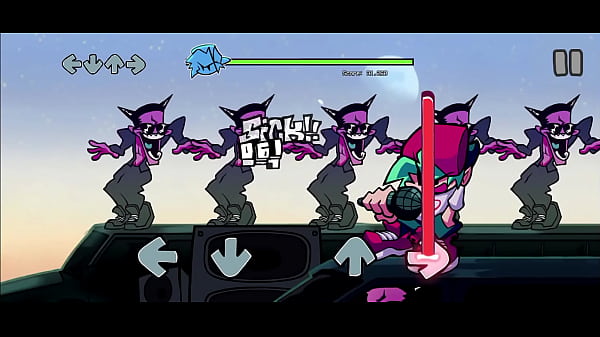 Fnf mod de la pajita me ando masturbando 