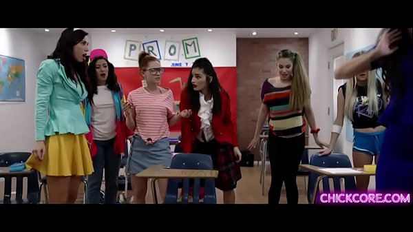 Sexy lesbian professor Georgia Jones started her class witha wild_orgy with her students Angela White Emily Willisand Aidra Fox