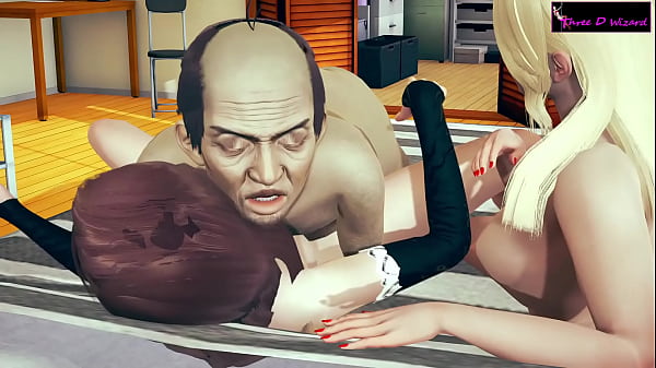 Threesome with 2 beautiful girls 