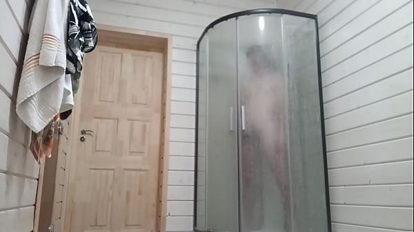 Sex_model mars6mars wash up and_masturbate at shower cabin