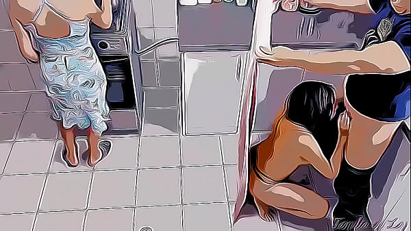Me Follo a mi Hijastra Caliente alLado de su Mama en la Cocina Cartoon_Hentai