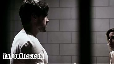 Horny slut fucks with a stranger in jail cell