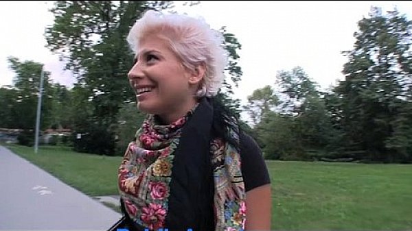 Publicagent blonde lesbian takes cock for money