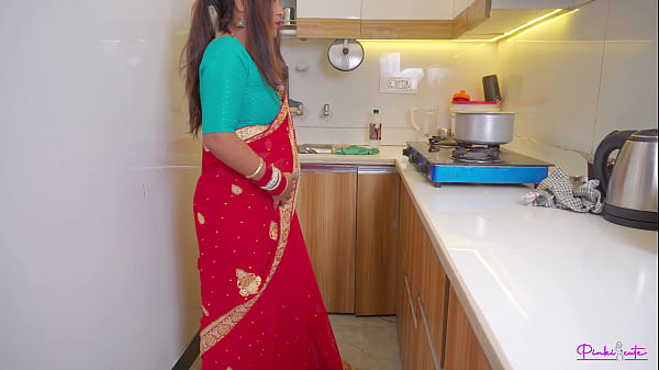 After Suhagrat newly married Pinki bhabhistripping sareein bathroom shefucked_hard andgot cumin Pussy with Hindi Audio