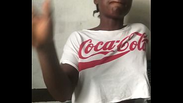 Crazybitch enjoying her sexiness whiles rolling leaves 