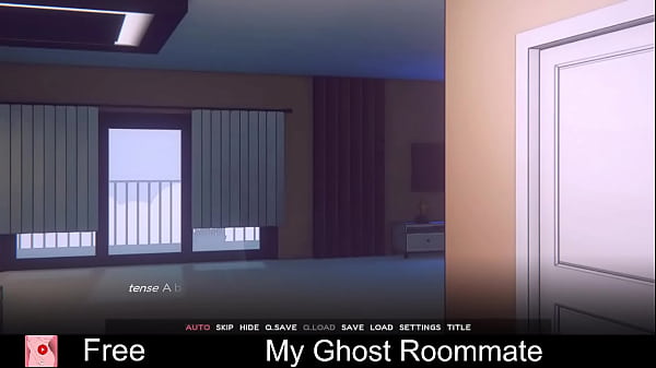 My Ghost Roommate (free game itchio) Visual Novel, 2D, Adult, Eroge, Erotic, Romance, supernatural, game 