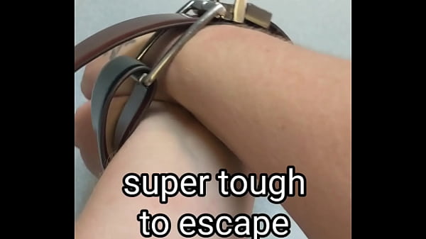 Brat proof wrist restraint using belt