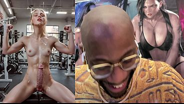 Tight petite teen girl wants to get anal fucked while jerking off buff bald pussy teen grows a hard transgender cock and cum explodes all over trans gamer girl ass ai generated