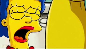 The Dirty Wrinkled Soles Of Marge Simpson's Feet. Tarantino Parody 