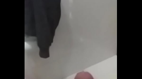 Cumming in slow motion in the bathroom