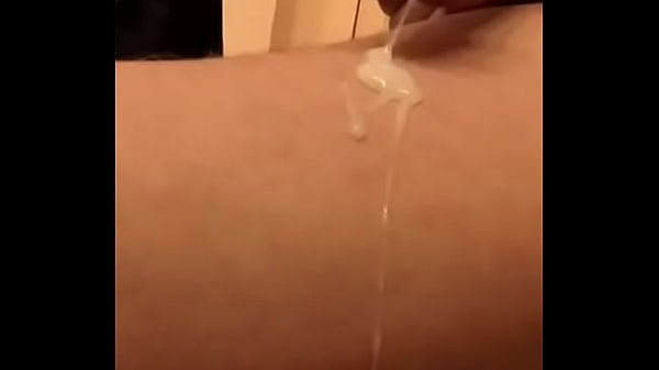 Play MP4 - Cumming while holding hard cock