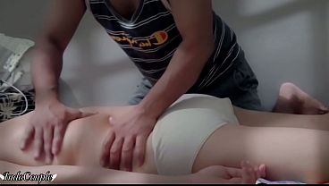 Desi wife agrees to film while I massage her 