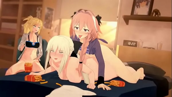 Play MP4 - Astolfo femboy follando un culito gordo apretado