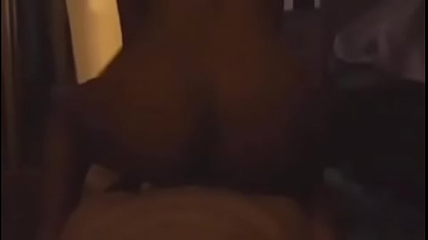 Juicy black ass riding dick...