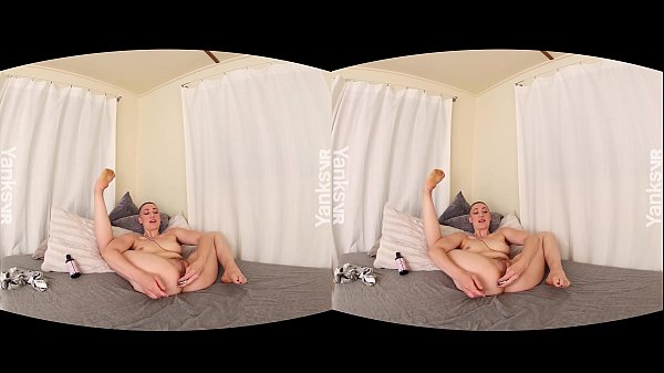Yanks VR Babe Iris Ives Fills Both Holes