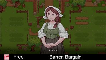 Barren bargain free game itchio adventure adult erotic fantasy farming indie no ai nsfw pixel art singleplayer top down 