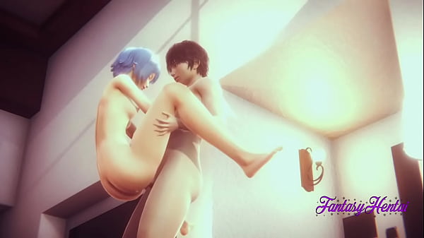 Evangelion Hentai 3D - Rei Ayanami Enjoy with Shinji IkariHard sex - Japanese manga anime porn_cartoon