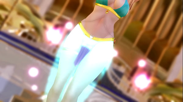 Twintails girl shaking her ass mmd by ariak