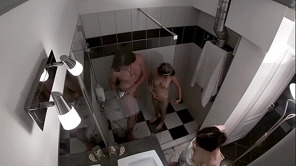 Hot threeway taken with a spy camera 