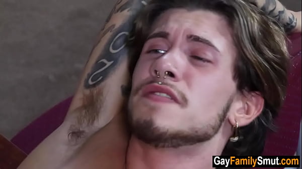 Gay boy barebacked by step sister's hubby 