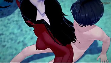 Meru the Succubus getting fucked at thebeach