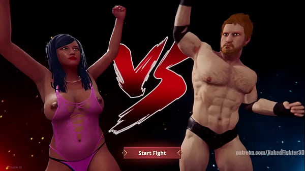 Rose VS Vilkor (Naked Fighter 3D)