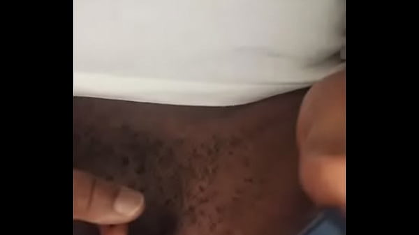 He wanks off with oil