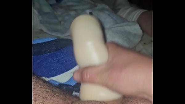 Fucking my pocket pussy with huge cum shot