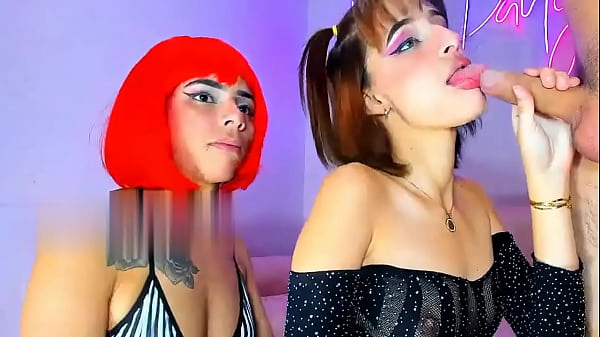 Play MP4 - I put my cock down the throat of this beautiful red-haired Latina