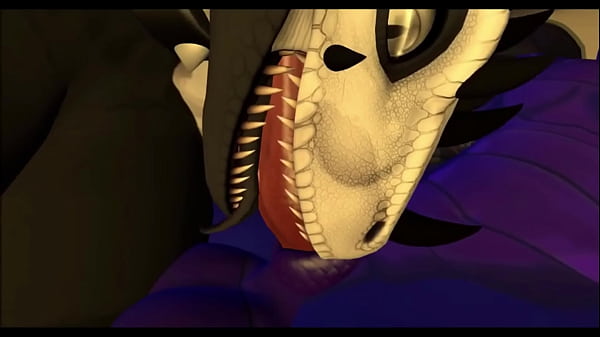 Dragon fucks a wild dino at campsite 