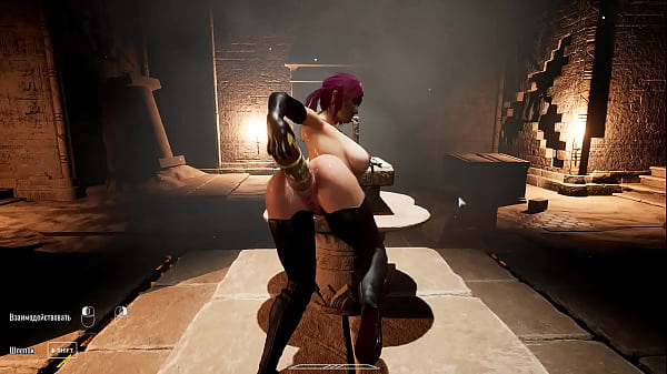 A secret ritual of a mysterious totem was performed in lara's ass 