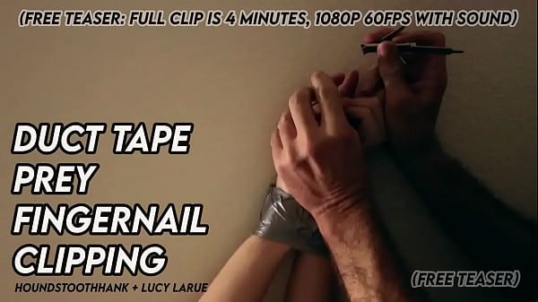 Duct tape prey fingernail clipping