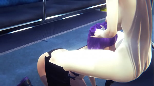 LOL KDA Hentai - EvelynnFuta fucks Kaisa's ass and blowjob - Japanese Asian Manga Anime_Game Porn