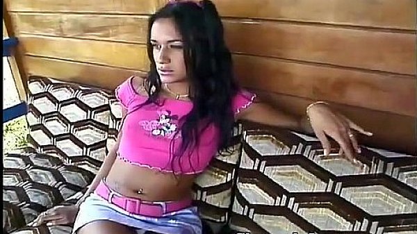 Lovely shemale being slammed outdoors 