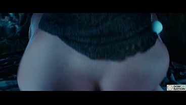 ATM with anal beauty Nuria Millan on a moonlit mountaintop 